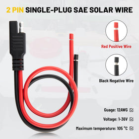 Oyviny convenient battery maintainer extension for solar panels and charging setups