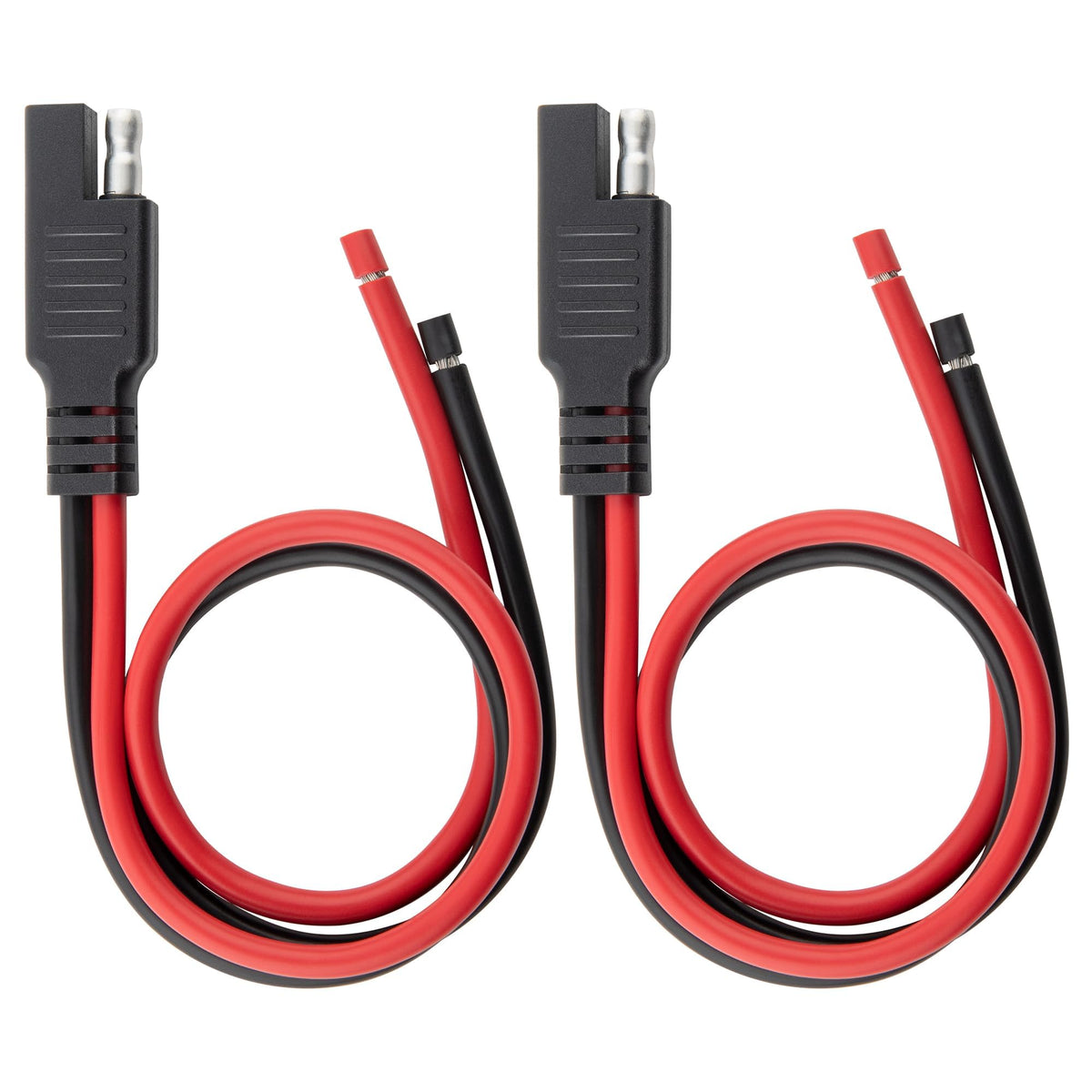 Oyviny SAE connector cable 12AWG 2-pin quick disconnect for easy 1ft battery charging