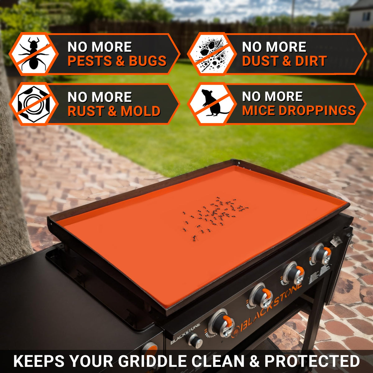 OZG rust-prevention mat minimizes exposure to water and oxygen for longevity