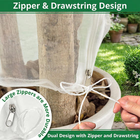 OZMI breathable garden netting lets water through during watering