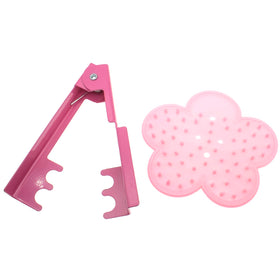 OZXNO Rose Stem Stripper flower-shape pink eases thorn removal and protects hands.