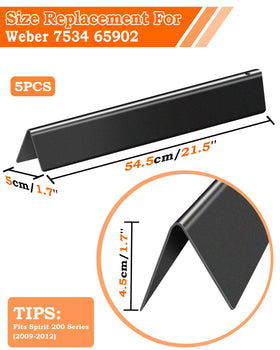 Paayox flavorizer bars for Weber Spirit 500 and Genesis Silver A grills.