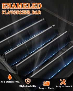Paayox 7636 flavorizer bars are easy to clean after grilling sessions
