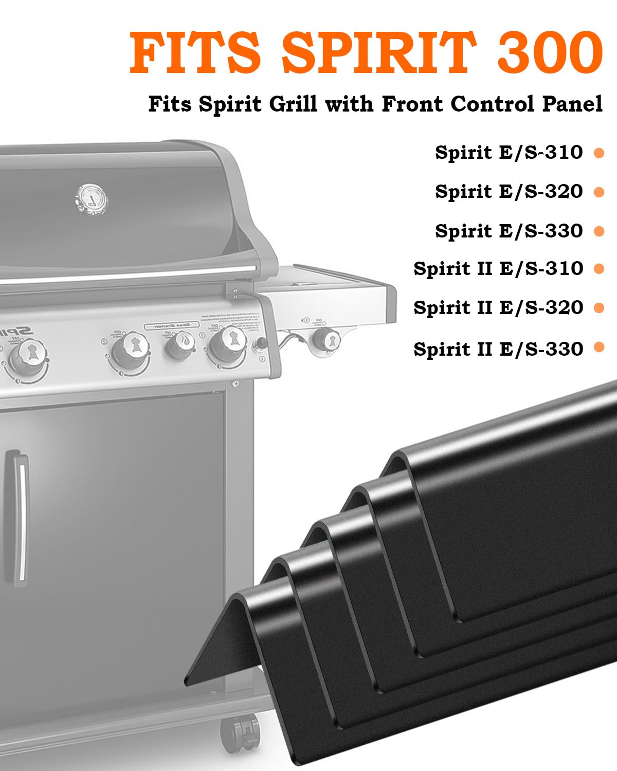 Paayox 7636 flavorizer bars improve even heat distribution on Weber Spirit models