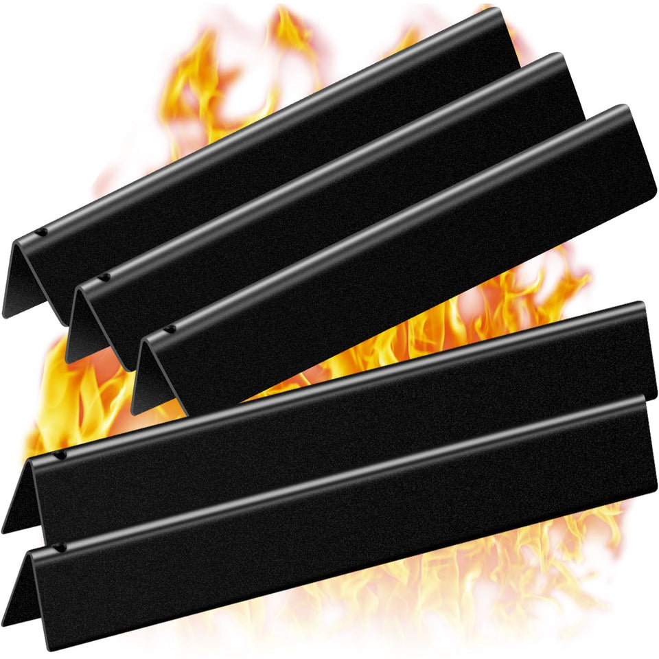 Paayox flavorizer bars on Weber Spirit front view improving even heat distribution