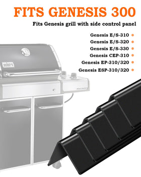 Flavorizer bars with side-control fit for Genesis 310–330 models.