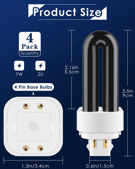 Four-pack PACETAP replacement bulbs ready for maintenance