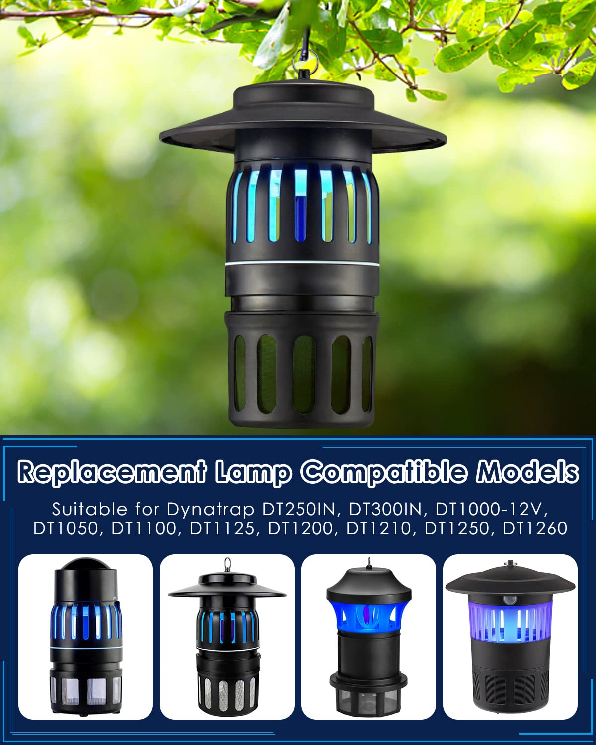 PACETAP 41050 7W UV light image showing attraction effect for pests.