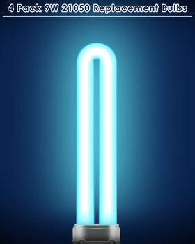 PACETAP 9W bulb with 2-pin base for easy installation.
