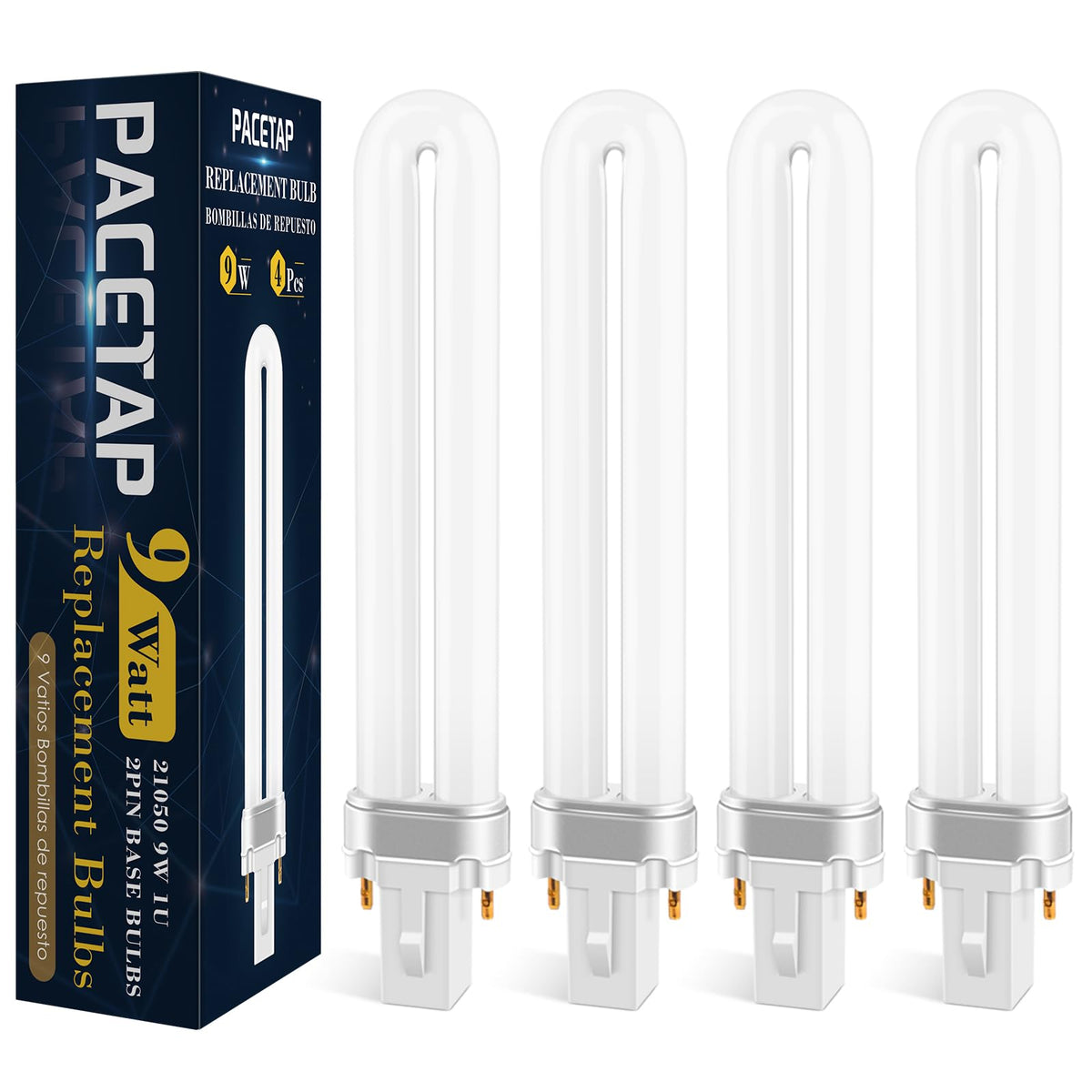 PACETAP 9W bulbs compatible with DynaTrap, a reliable replacement for DT3009 and DT3019.