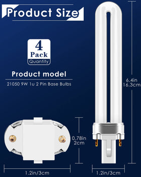 PACETAP 9W bulb for DynaTrap DT3009 models, ready replacement.