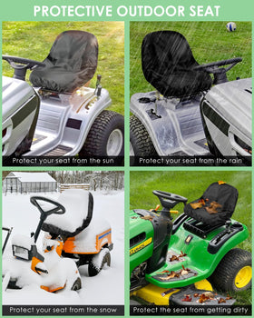 Heat- and scratch-resistant PACETAP fabric protecting the mower seat