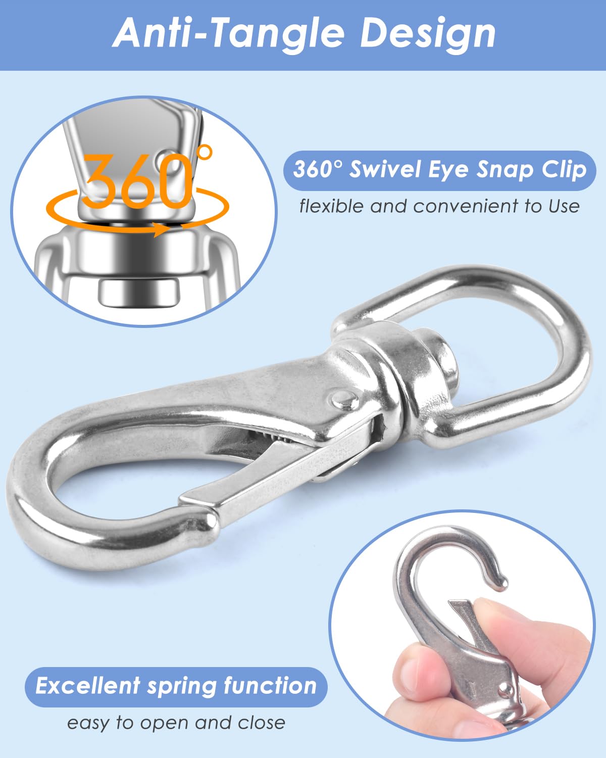 PACETAP multi-function clip ideal for dog leashes and keychains on the go.