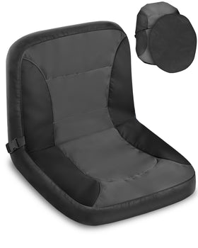 PACETAP riding lawn mower seat cover front view, durable polyester protects seats.