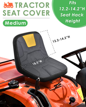 PACETAP seat cover waterproof material protecting tractor seat in rain.