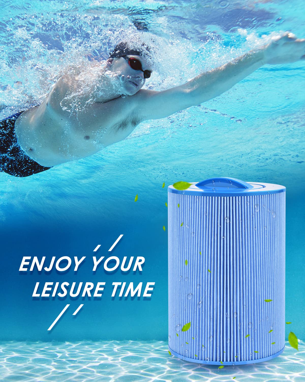 PACETAP spa filter two-pack provides replacement readiness.