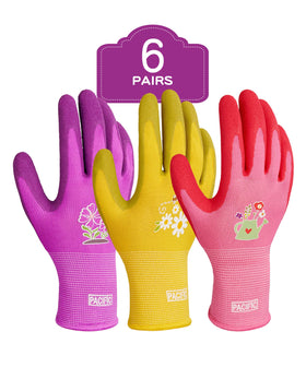 PACIFIC PPE gardening gloves with breathable-knit base for all-day comfort