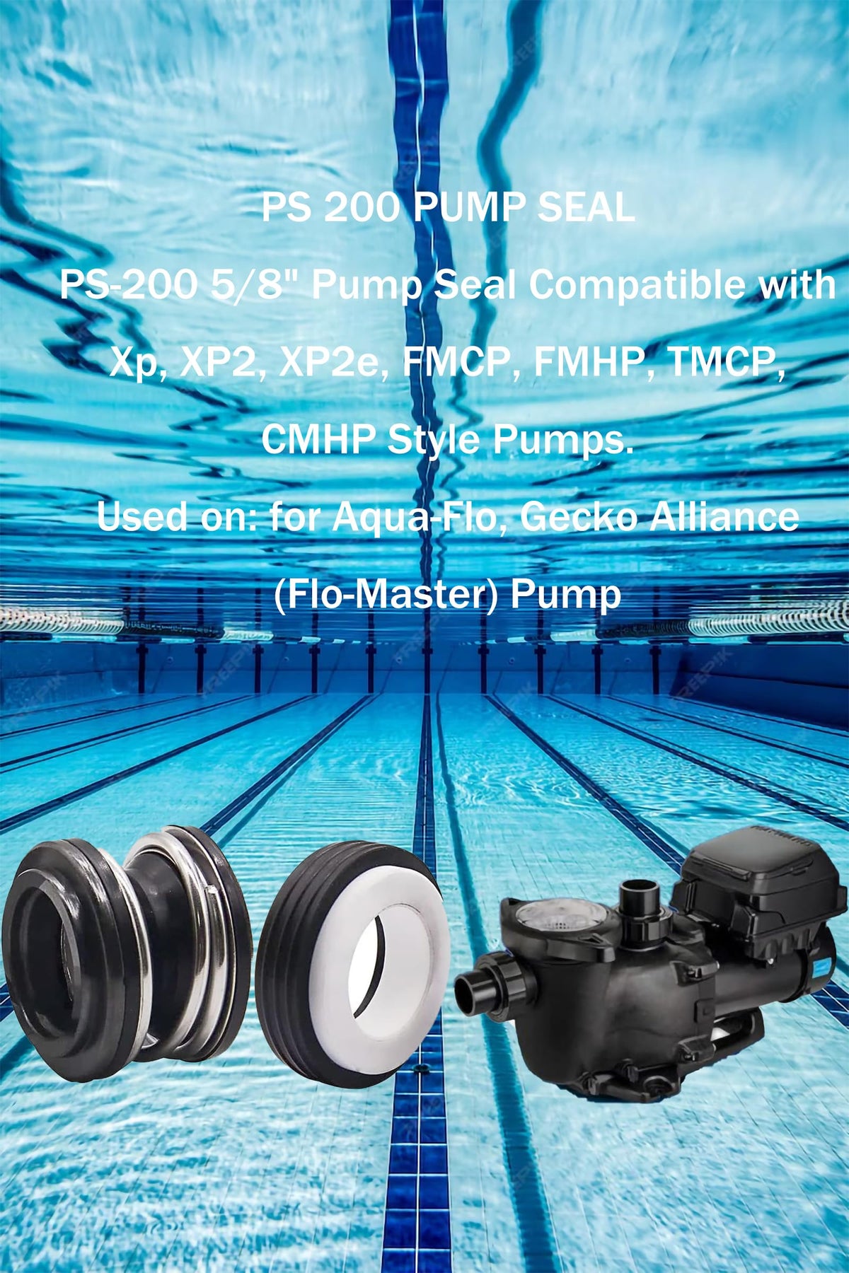 Packaging shows two-pack PS-200 seals for convenient replacement.