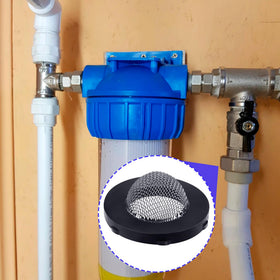 PAGOW washing machine hose attachment illustrates 5/8 inch compatibility and simple setup