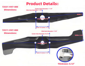 Lower blade 72511-VH7-000 from PAHQER delivers a clean, even cut