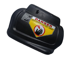Palart 987-02516A hinged mulch plug, front view; broad mower compatibility for easy yard maintenance.