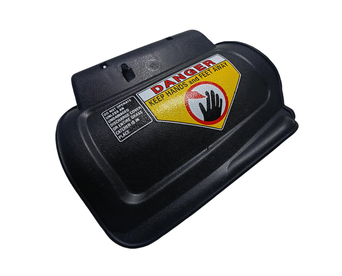 Palart 987-02516A hinged mulch plug, side view; durable hinge for secure mulch control.
