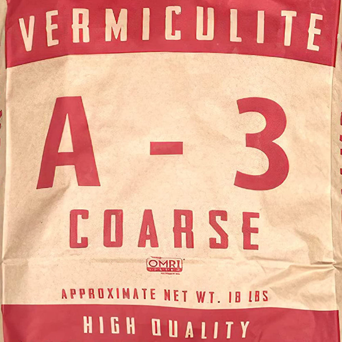Palmetto vermiculite coarse A-3 mixes into potting soil for moisture retention.