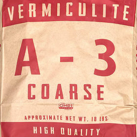Palmetto vermiculite coarse A-3 mixes into potting soil for moisture retention.