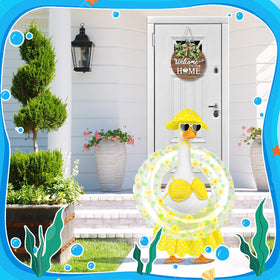 PaLuQiYa Hawaiian goose outfit sunglasses detail for sunny garden decor.