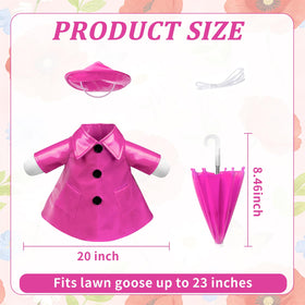 Paluqiya seasonal goose outfit for spring and summer decor, durable and eye-catching.