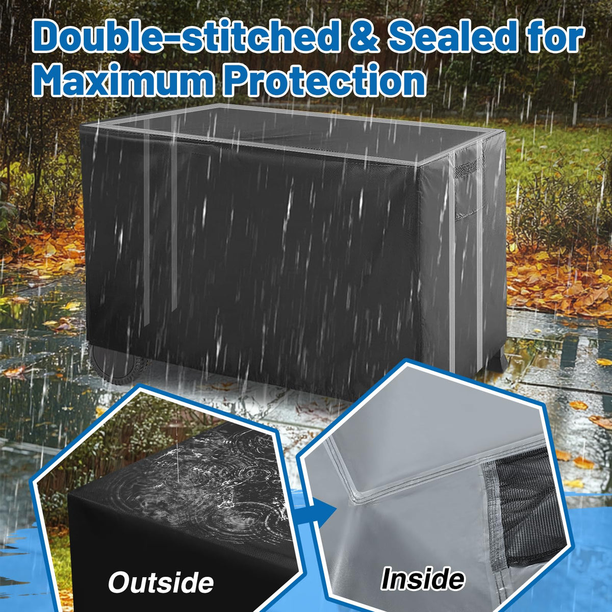 PAMASE 420D Oxford fabric exterior emphasizes rugged durability