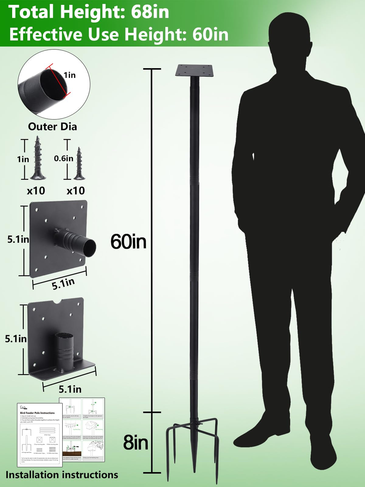 PAMASE easy-installation diagram showing step-by-step assembly at home.