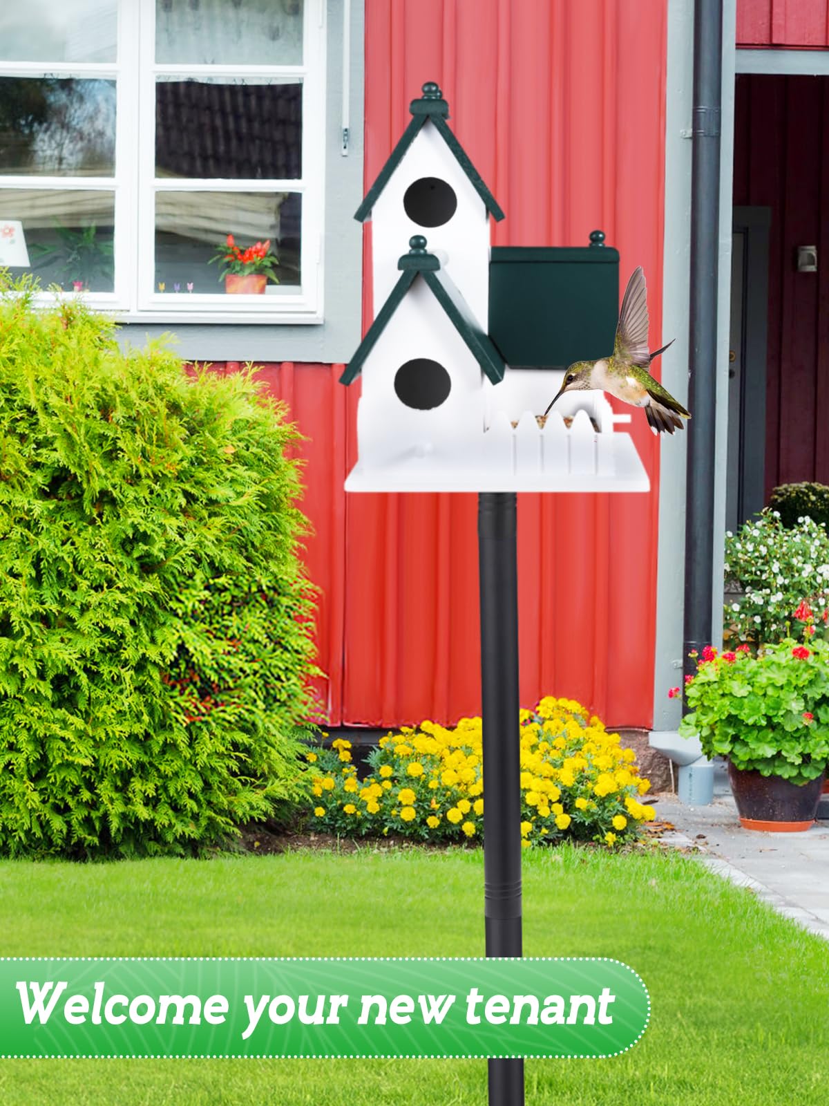 PAMASE coated metal finish resists rust for long outdoor use.