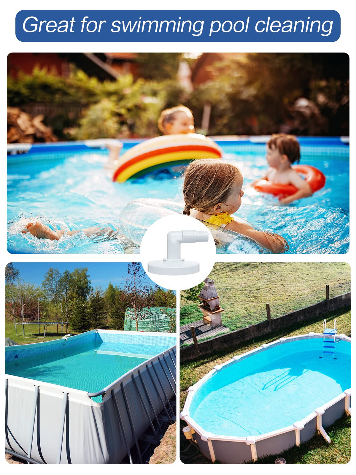 PAMASE durable PVC build designed for outdoor pool maintenance.