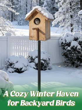 PAMASE easy-install birdhouse stand with simple steps and clear instructions