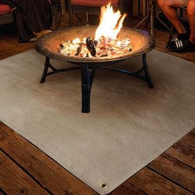 PAMASE Fire Pit Mat is Solo Stove compatible and reliable.