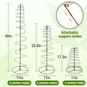 Close-up of PAMASE metal construction for durable garden support
