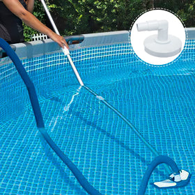 PAMASE vacuum plate elbow connection demonstrating hose elbow compatibility.