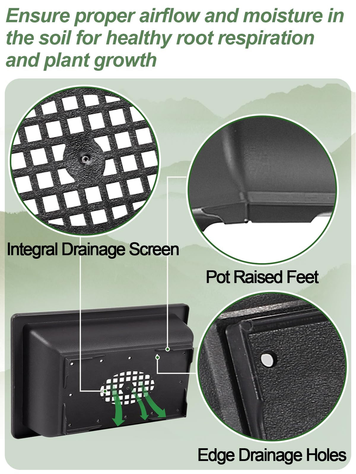 PAMASE purple-clay design pot offers durable, elegant indoor appeal.