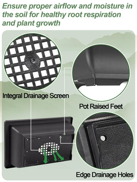 PAMASE purple-clay design pot offers durable, elegant indoor appeal.