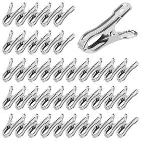 PAMASE stainless steel garden clip securing greenhouse film in wind