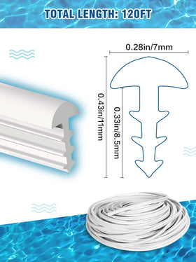 pamase white color blends with any liner style.