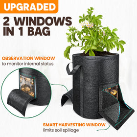 Pamazy harvest door with 2-window design enables controlled harvesting