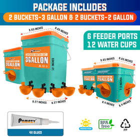 Pamazy bucket with metal handle highlighting durable, portable setup