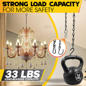 PAMAZY ceiling hooks for easy top mounting with stable support.
