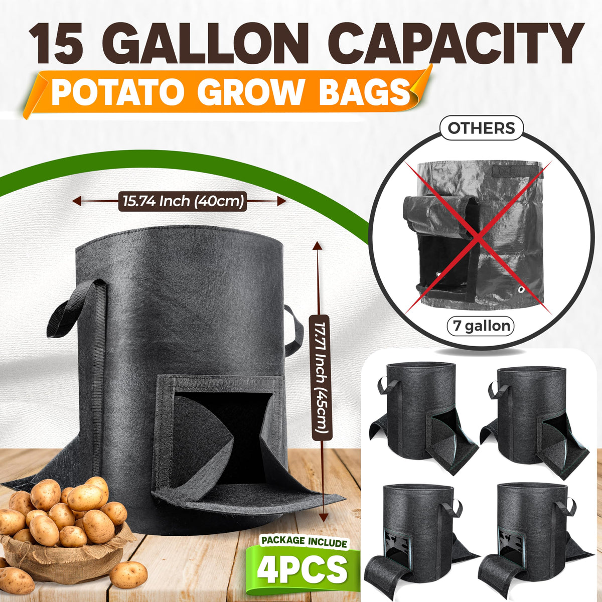 Pamazy durable reusable nonwoven fabric keeps roots breathable and reusable
