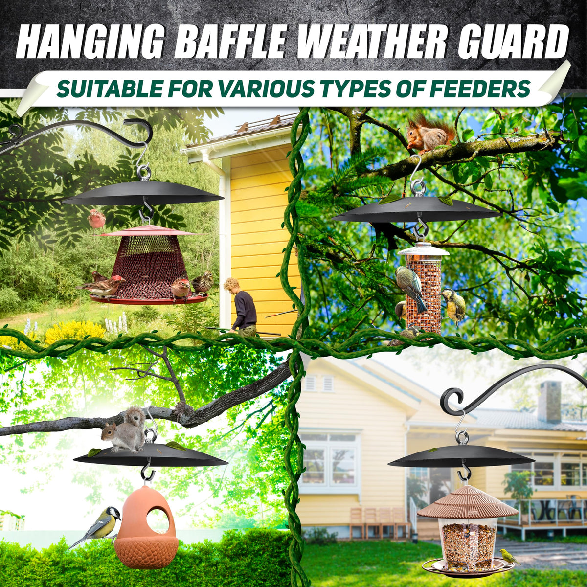 PAMAZY versatile bird lover gift—practical garden accessory for feeders.