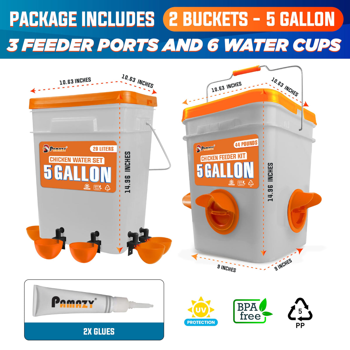 Pamazy glue helps prevent leaks at critical installation points