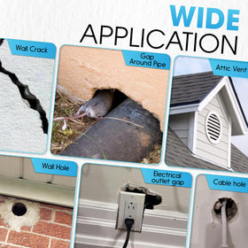 PAMAZY barrier kit installed in a garage near a vent