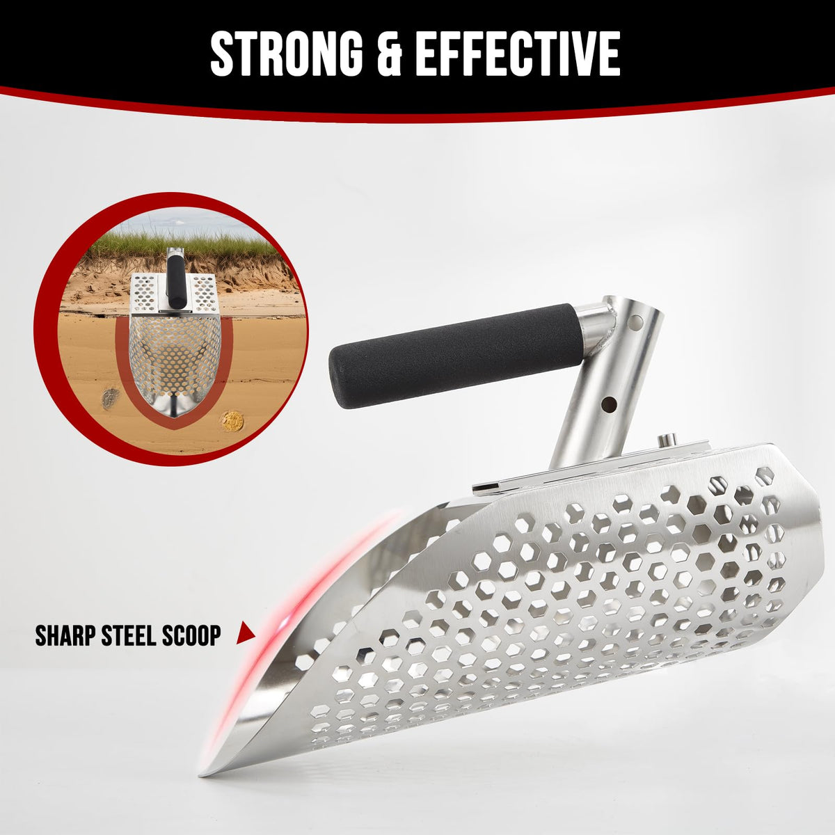 PAMLIAPY detachable short handle with non slip grip for comfort